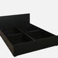 LuxeWood Platform Bed Queen Size with Box Storage