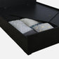 LuxeWood Platform Bed Queen Size with Box Storage