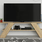 OmkarWood Nova White TV Console – Premium Engineered Wood Media Unit