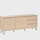 OmkarWood “Nordic Elegance” Premium Engineered Wood Sideboard Cabinet