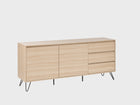 OmkarWood “Nordic Elegance” Premium Engineered Wood Sideboard Cabinet