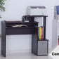 OmkarWood Cravens Compact Engineered Wood Study Table with Multi-Tier Storage
