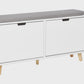 Omkarwood LuxeSit Shoe Rack & Bench