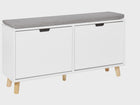 Omkarwood LuxeSit Shoe Rack & Bench