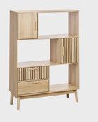 OmkarWood “Elora” Premium Engineered Wood Shelving Unit