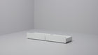 Modern Queen Size Storage Bed with Headboard