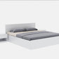 Premium King Size Bed with Quad Storage (Engineered Wood, White Finish)