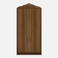 OmkarWood Lyon Teak & White Engineered Wood Pooja Mandir with Doors & Storage