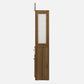 OmkarWood Natural Wooden Finish Pooja Temple with Storage & Drawer