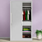 Omkarwood PrimeGlide Metal Sliding Wardrobe