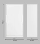 Omkarwood PrimeGlide Metal Sliding Wardrobe