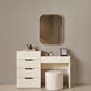 Omkarwood “Ivory Grace” Dressing Cabinet