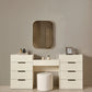 Omkarwood “Ivory Grace” Dressing Cabinet