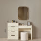 Omkarwood “Ivory Grace” Dressing Cabinet