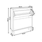 OmkarWood Solace Premium Engineered Wood Shoe Cabinet