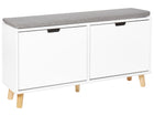 Omkarwood LuxeSit Shoe Rack & Bench