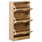 Omkarwood StriaLux Premium Shoe Cabinet