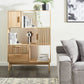 OmkarWood “Elora” Premium Engineered Wood Shelving Unit