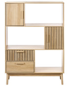 OmkarWood “Elora” Premium Engineered Wood Shelving Unit