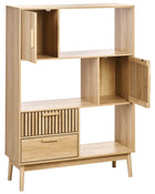 OmkarWood “Elora” Premium Engineered Wood Shelving Unit