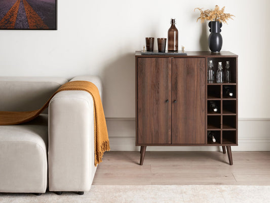 OmkarWood Aristo Walnut Sideboard Cabinet