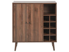 OmkarWood Aristo Walnut Sideboard Cabinet