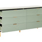 Sage Luxe 6-Drawer Sideboard by OmkarWood Furniture