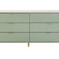 Sage Luxe 6-Drawer Sideboard by OmkarWood Furniture