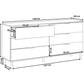 Sage Luxe 6-Drawer Sideboard by OmkarWood Furniture