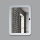 OmkarWood Vibecrafts Premium White Engineered Wood Bathroom Cabinet with Mirror