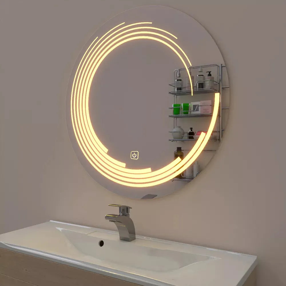 LUMICIRCLE™ Halo LED Bathroom Mirror – 22 Inch (56 cm)