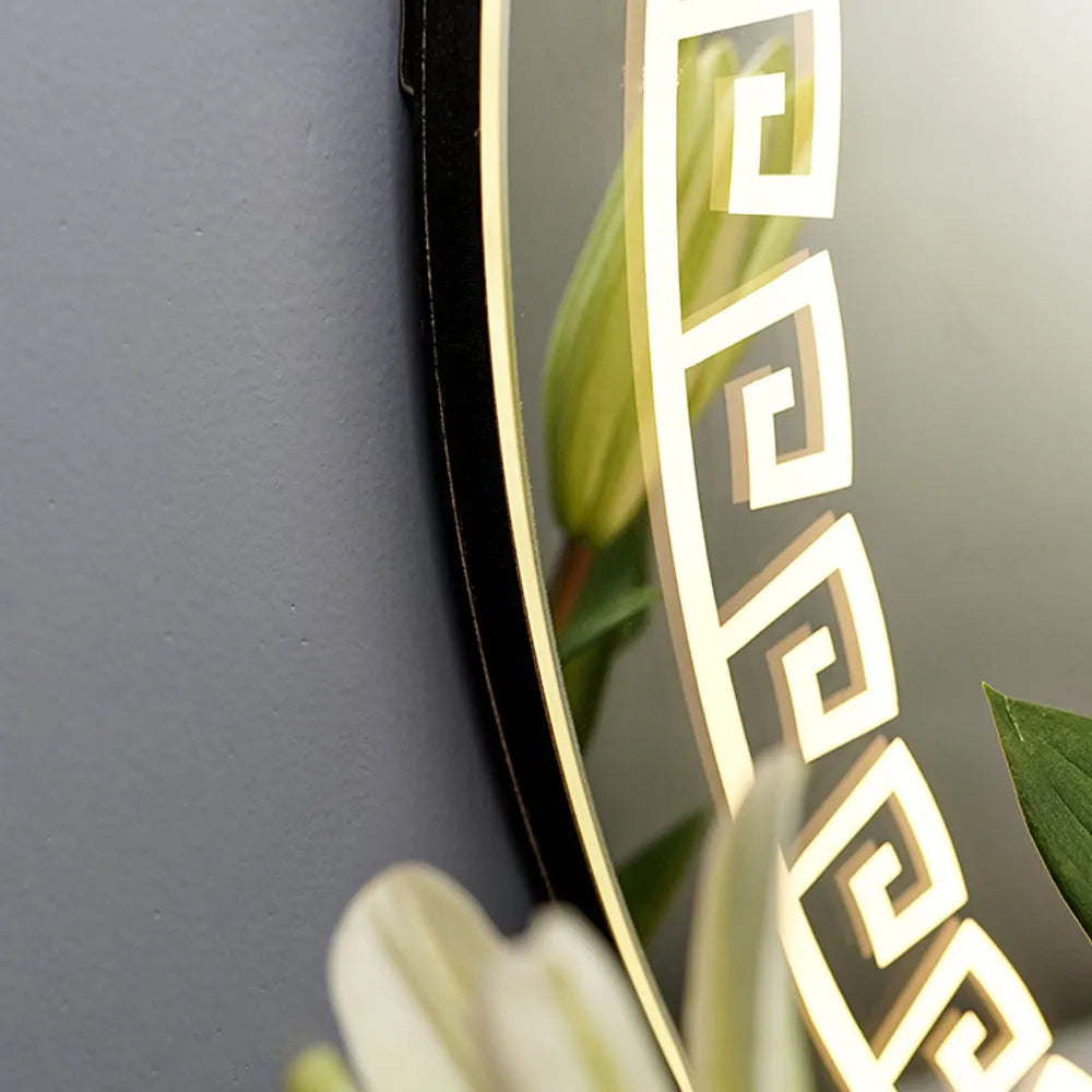 LED Backlit Round Vanity Mirror with Touch Control