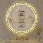 LED Backlit Round Vanity Mirror with Touch Control