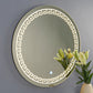 LED Backlit Round Vanity Mirror with Touch Control