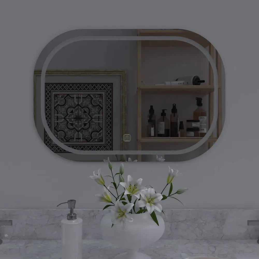 Modern LED Lighted Bathroom Mirror