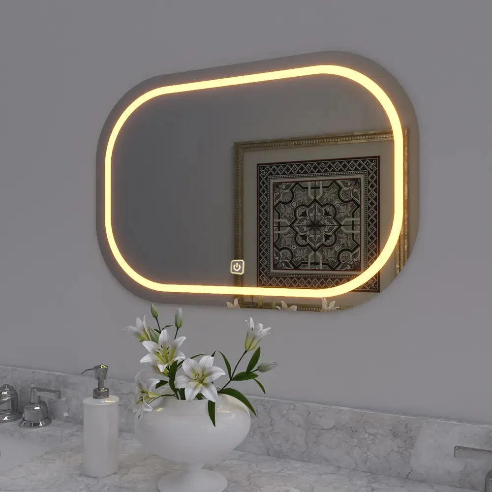 Modern LED Lighted Bathroom Mirror