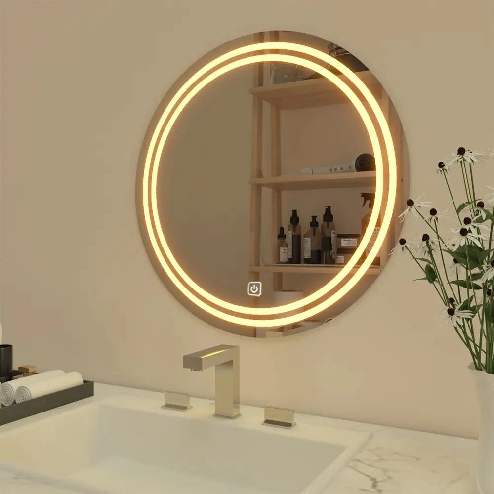 Modern Round LED Bathroom Mirror
