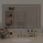 Luminous Blossom LED Bathroom Mirror – 28x17.4 inch