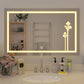 Luminous Blossom LED Bathroom Mirror – 28x17.4 inch