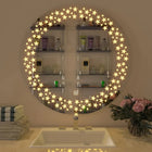 Twinkling Stars LED Bathroom Round Mirror